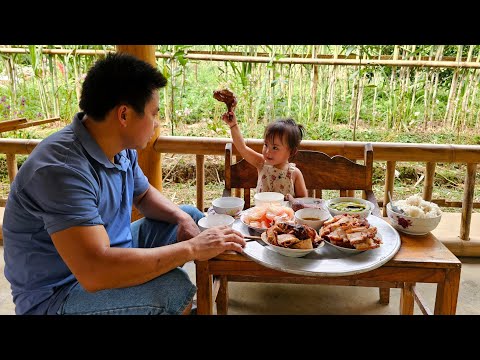 Overgrown garden time lapse-Full garden renovation/Restoration and cooking/XuanTruong