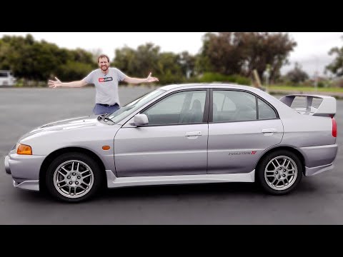 The Mitsubishi Lancer Evolution IV is a Forbidden Awesome Sport Sedan
