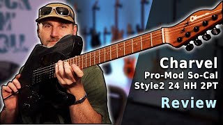 Video thumbnail for Unboxing and Review, Charvel Pro-Mod So-Cal Style2 24 HH 2PT by Rock Guitar Vibes