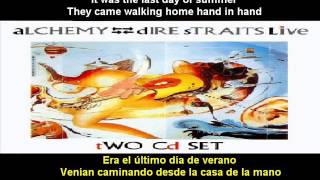 Dire Straits - Two Young Lovers (Alchemy)(Subtitulos español - inglés)