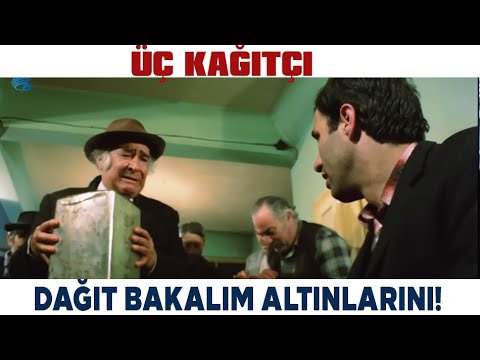 Üç Kağıtçı Türk Filmi | Rıfkı, Satılmış Ağanın Altınlarına El Koyuyor!