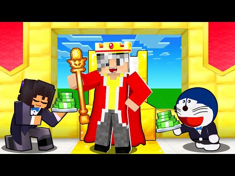 KRAL Olup TOMBİŞ ve GÖKÇE'yi Trolledim - Minecraft