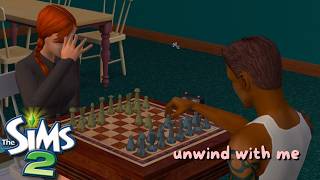🎓 ✨ Sims 2 University Gameplay | Unwinding with Dirk at College Pt. 2 | No Commentary