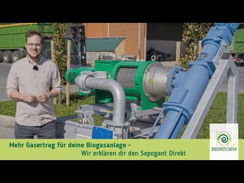 More gas yield for your biogas plant with Sepogant Direkt