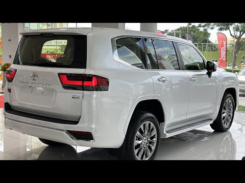 2023 Toyota LC300 White Color - ZX Option V6 3.3L Twin Turbo Diesel | Depth Walkaround