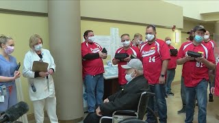Prime Time Brass delivers iPads to Unity Hospital