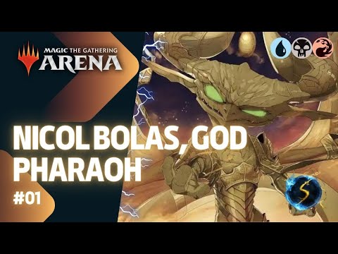 It's Showtime: Nicol Bolas, God-Pharaoh 💧💀🔥 #01 - MTG Arena - Historic Brawl