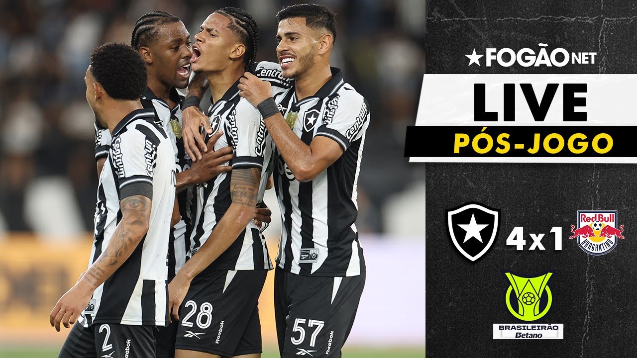 LIVE | Pós-jogo e repercussão de Botafogo 4 x 1 Red Bull Bragantino pelo Brasileirão 2025 LIVE | Pós-jogo e repercussão de Botafogo 4 x 1 Red Bull Bragantino pelo Brasileirão 2025