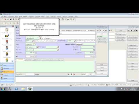 How to setup sink funds in PCHomes How to setup sink funds in PCHomes