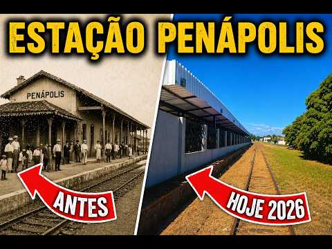 COMO ESTÁ HOJE ESTAÇÃO DE PENÁPOLIS EM ABRIL DE 2026