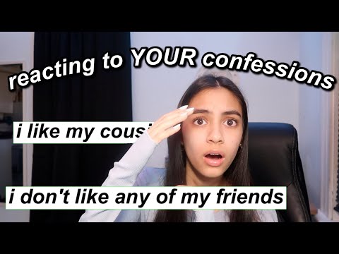REACTING TO MY SUBSCRIBERS CONFESSIONS - VLOGMAS DAY 16
