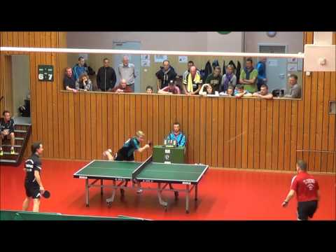 Tischtennis Verbandsoberliga Mülheim-Leiselheim 2 Schlussdoppel