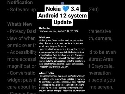 Nokia 3.4 Android 12 update