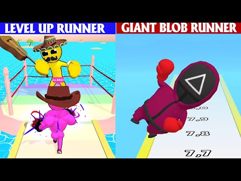Level Up Runner Game vs Giant Blob Runner Game All Level New Update - Review Double Game