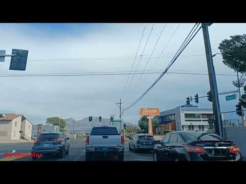 Las Vegas Drive Tour Streets of Sunrise Manor District, E Bonanza Rd., Las Vegas, NV