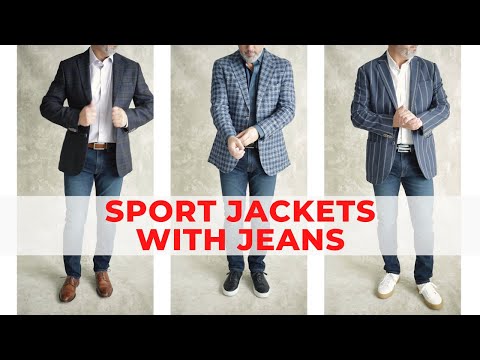 How To Style Jeans With A Sports Jacket Over 40 | The Right Way