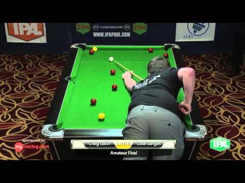 IPA Pool Brighton 2015 Amateur Final Lakin v Sanges