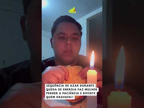 Queda de energia rende cena hilária em Porto Amazonas!! #viral