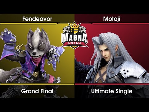 Magna Arena #98 Grand Final - Fendeavor (Wolf) Vs. Motoji (Sephiroth,Snake) SSBU Ultimate Tournament