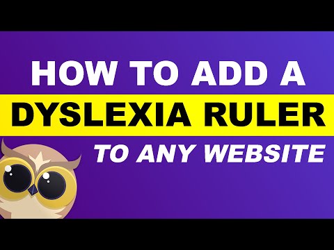 How to add a dyslexia ruler to any website