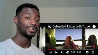 CUBAN DOLL STUNNA GIRL SHAKE SUM REMIX REACTION