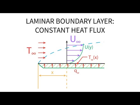 Heat Transfer L18 p2 - Laminar Boundary Layer - Constant Heat Flux