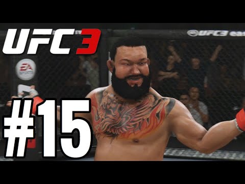 UFC 3 Light Heavyweight Career Mode Walkthrough Part 15 - GROUND AND POUND!