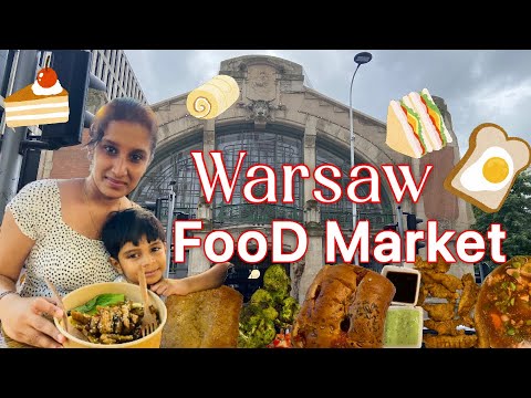 Food Tour at Hala Koszyki- Food court, A best place for foodies in Warsaw | Poland 🇵🇱