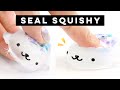 DIY Transparent SEAL SQUISHY! How to Make EASY Clear Squishies