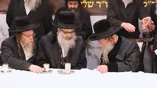 צעד נוסף בביסוס הקהילה החסידית ברמת בית שמש ה׳: אדמורי׳ם ורבנים במעמד יציקת הבורות למקווה החדש
