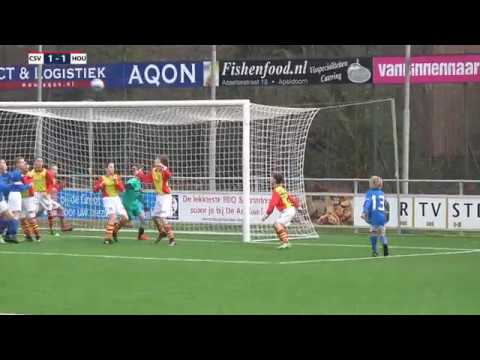 CSV Apeldoorn O13-1 -  SV Houten O13-1 zaterdag 18 februari 2017