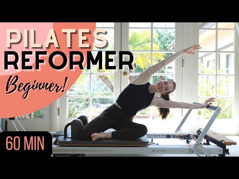 BEGINNER Reformer Pilates Full Body Workout | No Kneeling + Box | 60 Min