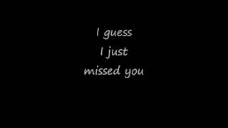 Ronnie Milsap- I Guess I Just Missed You with lyrics