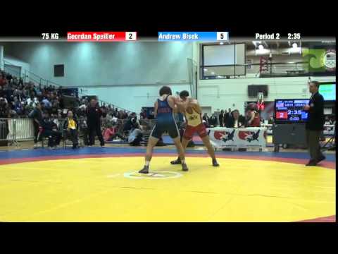 75 KG Bronze - Geordan Speiller (Florida Jets) vs. Andy Bisek (Minnesota Storm)