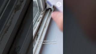 Here&#39;s An Easy Way to Clean a Windowsill #Cleaning #Windows #Shorts #Tips