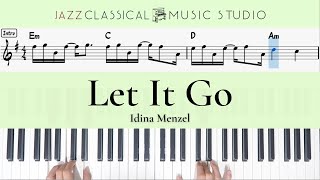 Let It Go - Idina Menzel   | Piano Tutorial (EASY) | WITH Music Sheet | JCMS