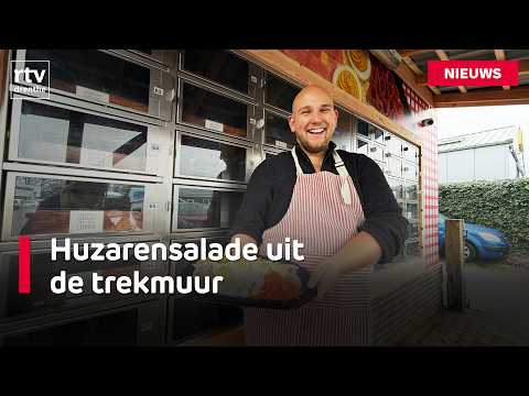 Here you can get the hussar salads straight from the wall | RTV Drenthe