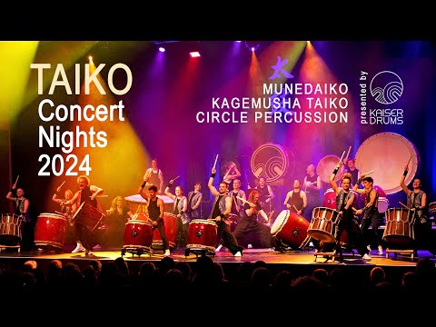 TAIKO Concert Nights 2024 in Düsseldorf with MUNEDAIKO, KAGEMUSHA TAIKO & CIRCLE PERCUSSION, wadaiko