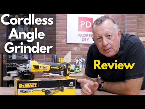 Dewalt DCG405N Cordless Angle Grinder Review