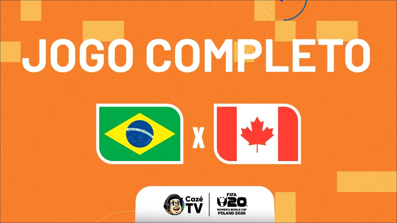 JOGO COMPLETO: BRASIL X CANADÁ | COPA DO MUNDO FIFA FEMININA SUB-20 2026 | 2ª RODADA