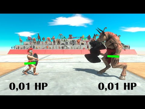 0,01 HP Random Tournament - Animal Revolt Battle Simulator