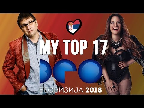 BEOVIZIJA 2018: MY TOP 17 (SERBIA) | LilaESC