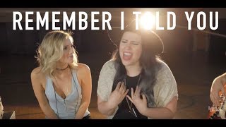 Nick Jonas - Remember I Told You (Cover by Leah Daniels and Stacey Kay)