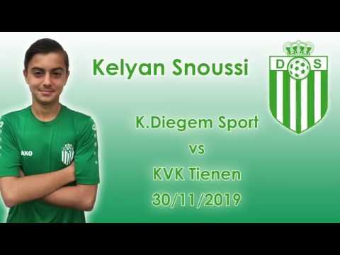 Kelyan Snoussi  - U16 K Diegem Sport vs KVK Tienen (30-11-2019)