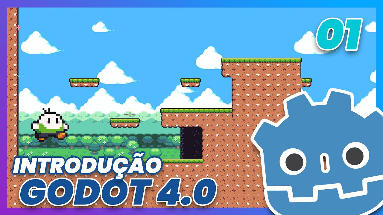 Ep01 - Introdução GODOT 4.0 - Criando um Jogo de Plataforma 2D