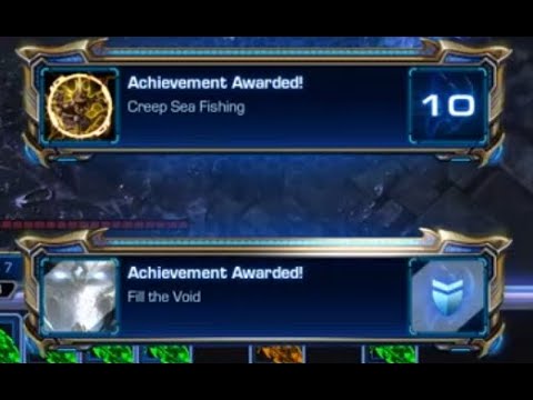 Starcraft 2/ Mastery Achievment ~~ Creep Sea Fishing~~