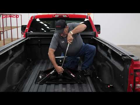 21K Recon Double Pivot 5th Wheel Hitch for Gooseneck Ball Mount Installation