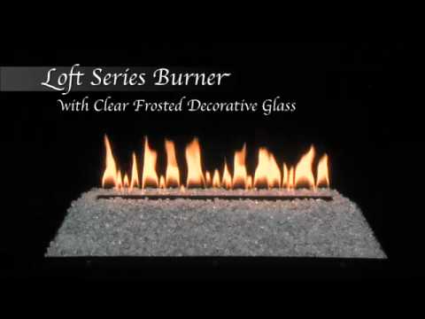 Loft Series Burner with Clear Frosted Decorative Glass by Empire Comfort Systems Video