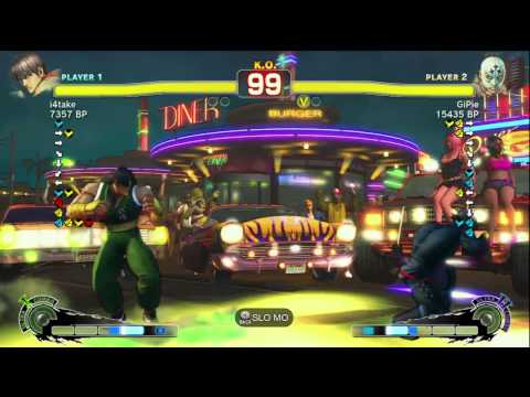 GiPie [ElFuerte] vs i4take [Guy] SSF4 Japanese Online Ranked Matches - TRUE-HD