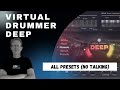 UJAM Virtual Drummer - DEEP - ALL PRESETS DEMO - NO TALK!